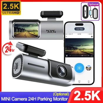 Автомобильный видеорегистратор в автомобиле 2.5K Dash Cam для Автомобилей WiFi Видеомагнитофон Фронтальная Камера для автомобиля Черный Ящик Парковочный монитор Автомобильные Аксессуары